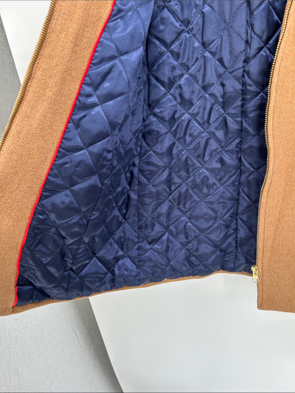 J.Crew Lodge Coat in Italian Stadium Cloth Wool Size 4 Tall - Picture 5 of 8